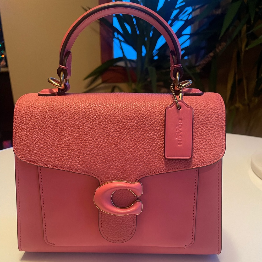 Brand new Coach Tabby Top Handle 20 in Taffy/Brass